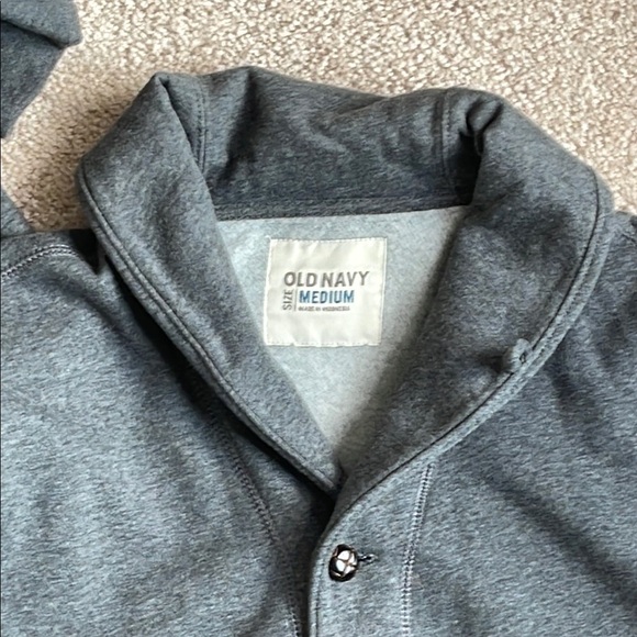 Old Navy Gray Cardigan Sweater - Picture 4 of 4